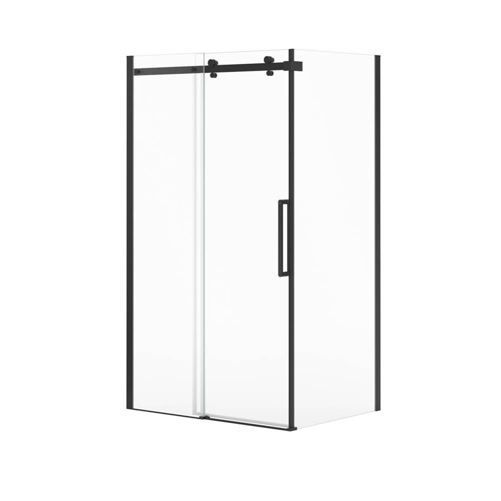 Halo Pro GS Return Panel for 32 in. Base with GlassShield&#xae; glass in Matte Black