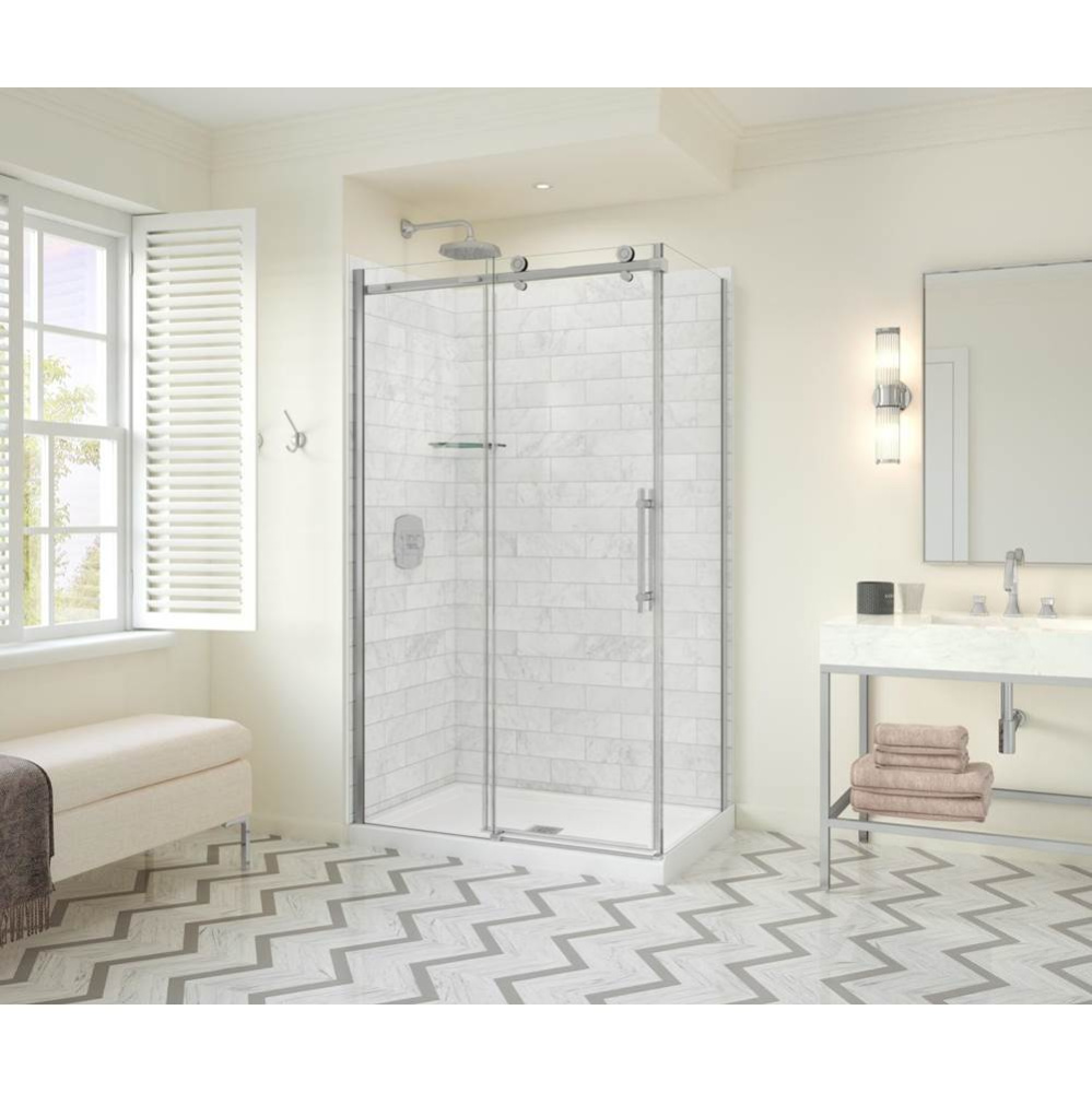Odyssey SC 48&apos;&apos; x 32&apos;&apos; x 78&apos;&apos; 8mm Sliding Shower Door for Corner Ins