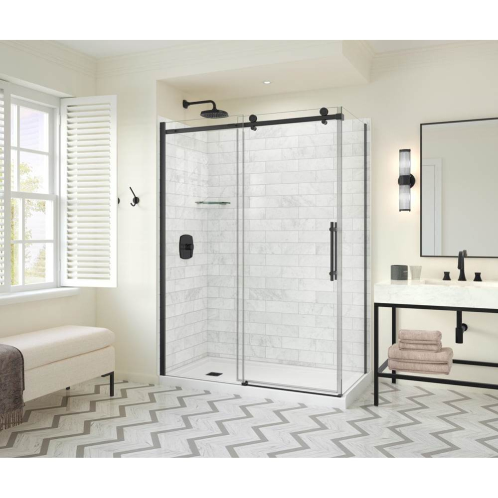 Odyssey SC 60&apos;&apos; x 32&apos;&apos; x 78&apos;&apos; 8mm Sliding Shower Door for Corner Ins