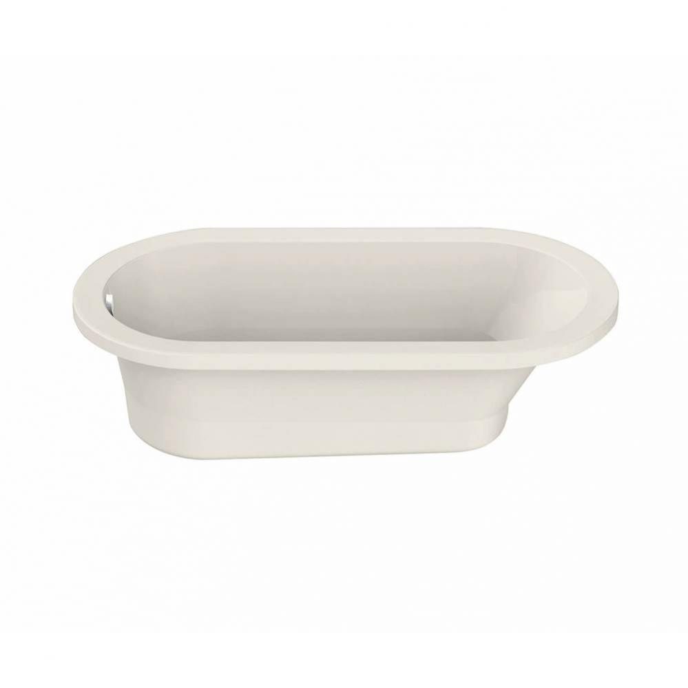 Aigo 72 x 36 Acrylic Undermount End Drain Aerofeel Bathtub in Biscuit