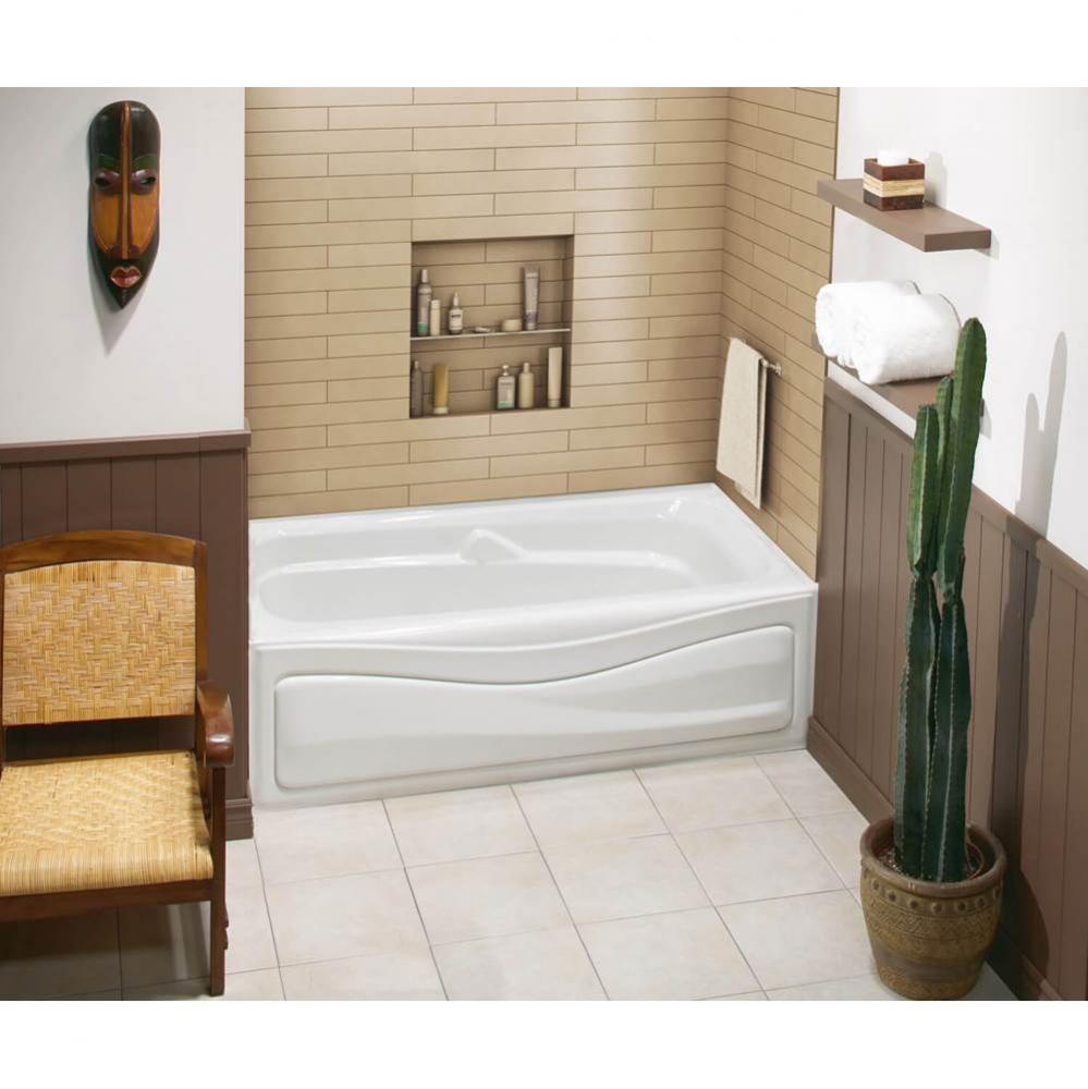 Corinthia II 59.75 in. x 29.875 in. Alcove Bathtub with Right Drain in White