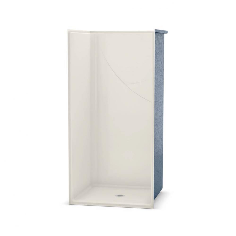 OPS-3636 - Base Model 36 in. x 36 in. x 76.625 in. 1-piece Shower with No Seat, Center Drain in Bi