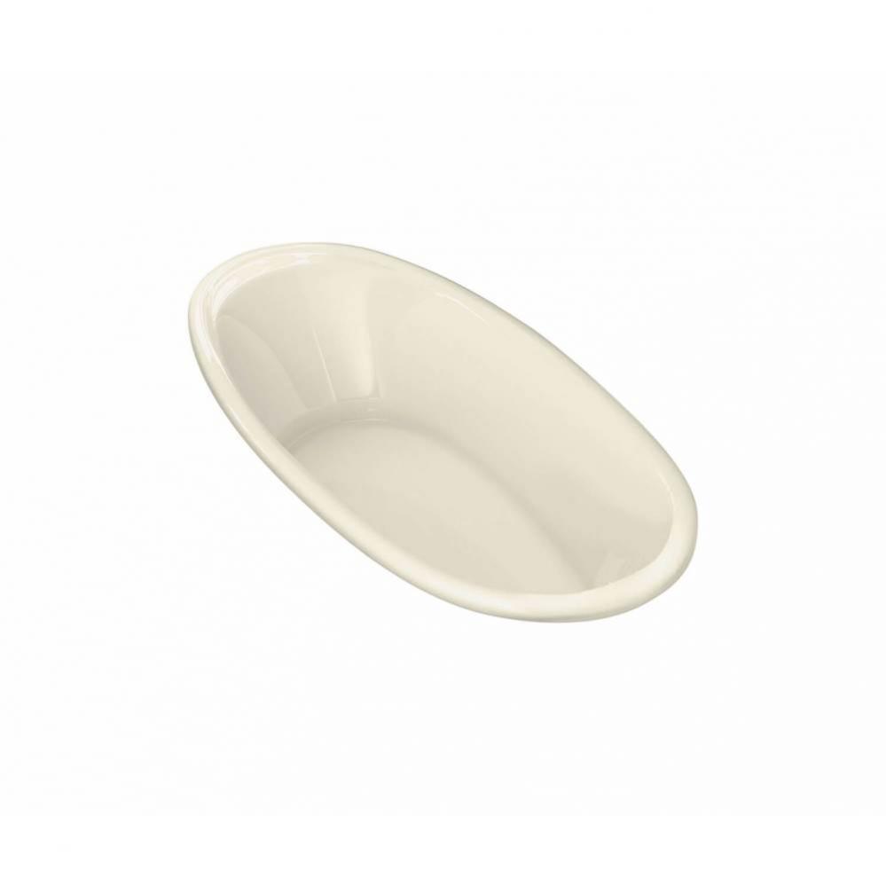 Saturna 7236 Acrylic Drop-in End Drain Whirlpool Bathtub in Bone