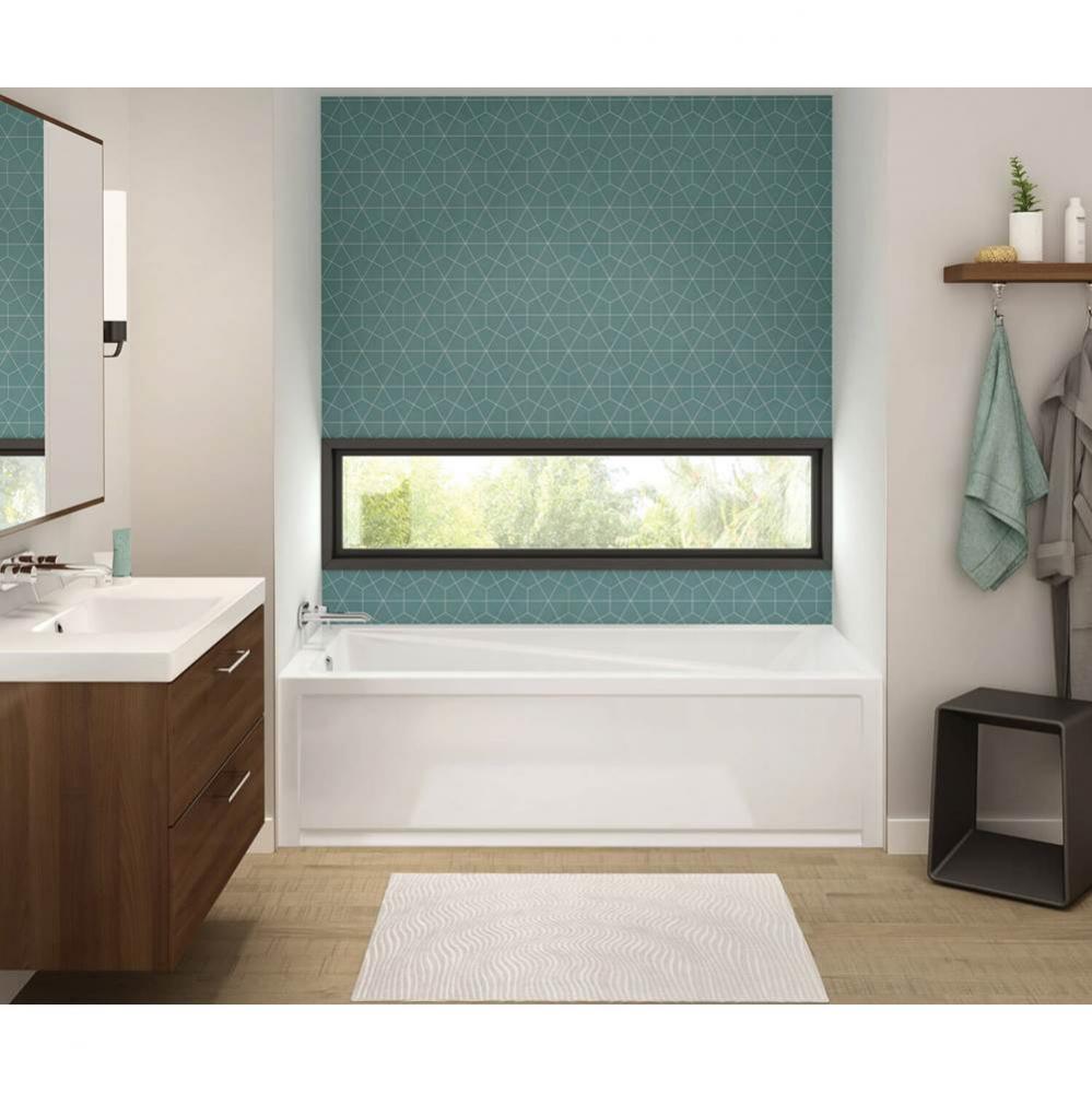 Exhibit 7242 IFS AFR Acrylic Alcove Right-Hand Drain Combined Whirlpool &amp; Aeroeffect Bathtub i