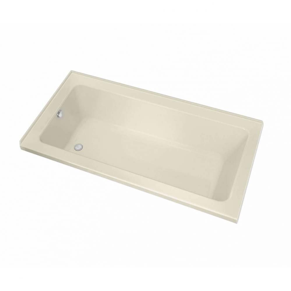 Pose 6632 IF Acrylic Corner Left Right-Hand Drain Whirlpool Bathtub in Bone