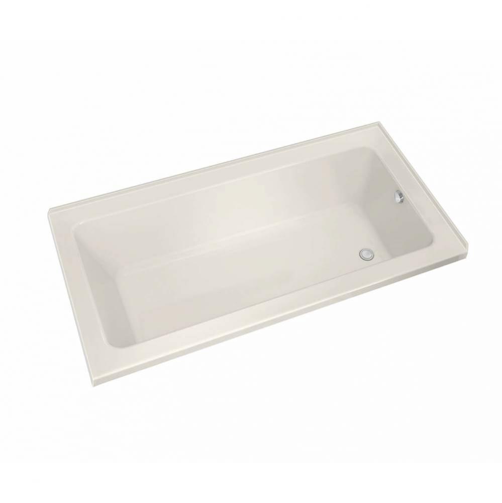 Pose 6636 IF Acrylic Corner Right Left-Hand Drain Whirlpool Bathtub in Biscuit
