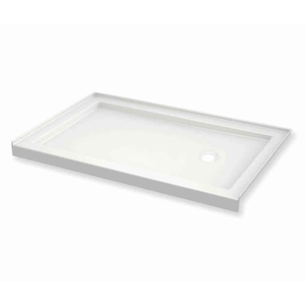 B3 Base 6030 Round Drain Stabili-T, Corner Right Biscuit