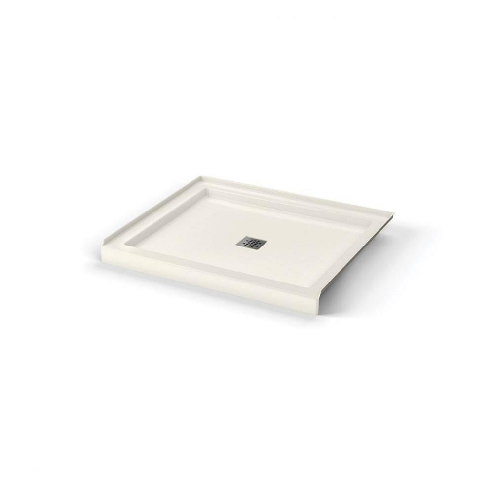 B3 Base 4236 Square Drain Alcove Installation Biscuit