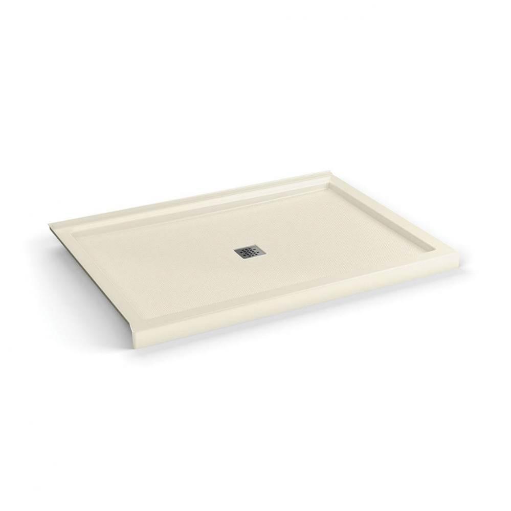 B3 Base 6042 Square Drain Stabili-T, Corner Left Bone / Natural
