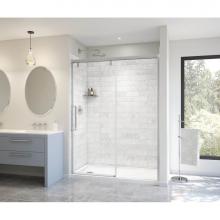 Maax 135324-900-282-000 - Uptown 56-59 x 76 in. 8 mm Sliding Shower Door for Alcove Installation with Clear glass in Chrome