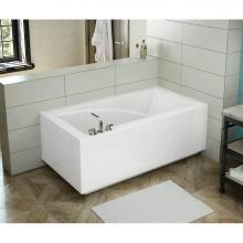 Maax 410007-000-001-101 - ModulR 6032 (With Armrests) Acrylic Corner Right Right-Hand Drain Bathtub in White