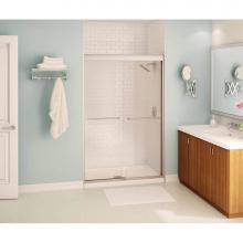 Maax 134563-900-305-000 - Kameleon 43-47 x 71 in. 6 mm Sliding Shower Door for Alcove Installation with Clear glass in Brush
