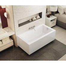 Maax 410012-000-001-105 - ModulR 6032 (Without Armrests) Acrylic Wall Mounted Right-Hand Drain Bathtub in White