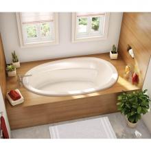 Maax 106169-003-001-100 - Talma 7242 Acrylic Drop-in End Drain Whirlpool Bathtub in White