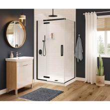 Maax 133302-900-340-000 - Link Curve Rectangular 42 x 34 x 75 in. 8mm Pivot Shower Door for Corner Installation with Clear g