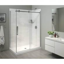 Maax 134955-900-084-000 - Halo Pro 60 x 36 x 78 3/4 in Sliding Shower Door for Corner Installation with Clear glass in Chrom