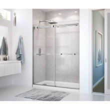 Maax 136272-900-084-000 - Duel 56-58.5 x 70.5-74 in. 8mm Bypass Shower Door for Alcove Installation with Clear glass in Chro