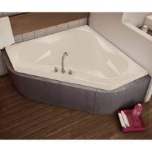 Maax 100053-003-001-000 - Tryst 59 x 59 Acrylic Corner Center Drain Whirlpool Bathtub in White