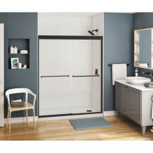 Maax 134665-900-340-000 - Kameleon SC 55-59 x 71 in. 6 mm Bypass Shower Door for Alcove Installation with Clear glass in Mat