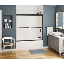 Maax 134661-900-340-000 - Kameleon SC 55-59 x 57 in. 6 mm Bypass Tub Door for Alcove Installation with Clear glass in Matte