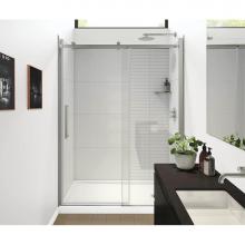 Maax 138541-810-084-000 - Halo Pro GS 56  1/2-59 X 78 3/4 in. 8mm Sliding Shower Door for Alcove Installation with GlassShie