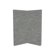 Maax 103388-312-505-000 - Utile 3636 Composite Direct-to-Stud Two-Piece Corner Shower Wall Kit in Organik Clay