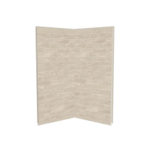 Maax 103388-312-507-000 - Utile 3636 Composite Direct-to-Stud Two-Piece Corner Shower Wall Kit in Organik Loam