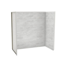 Maax 103418-312-504-000 - Utile 6032 Composite Direct-to-Stud Three-Piece Tub Wall Kit in Organik Permafrost