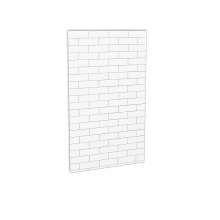 Maax 103421-301-526-000 - Utile 48 in. Composite Direct-to-Stud Back Wall in Metro Tux