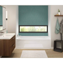 Maax 106184-003-001-101 - Exhibit 7236 IFS AFR Acrylic Alcove Right-Hand Drain Whirlpool Bathtub in White