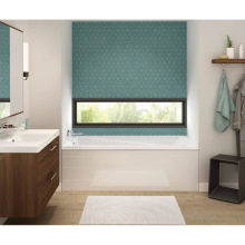 Maax 106186-L-103-001 - Exhibit 7242 IF Acrylic Alcove Left-Hand Drain Aeroeffect Bathtub in White