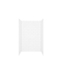Maax 107182-000-270-000 - Versaline 48 in. Alcove Wall Kit - Subway in White