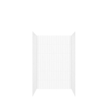 Maax 107183-000-270-000 - Versaline 48 in. Alcove Wall Kit - Vertical in White