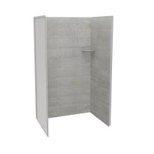 Maax 107460-304-516-000 - Utile 4836 Composite Direct-to-Stud Three-Piece Alcove Shower Wall Kit in Factory Rough Vapor