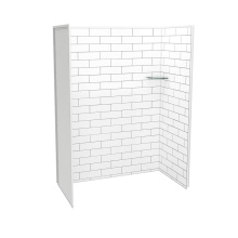 Maax 107464-301-526-000 - Utile 6036 Composite Direct-to-Stud Three-Piece Alcove Shower Wall Kit in Metro Tux