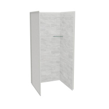 Maax 107479-312-504-000 - Utile 3636 Composite Direct-to-Stud Three-Piece Alcove Shower Wall Kit in Organik Permafrost