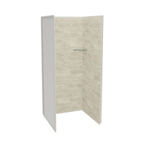 Maax 107479-312-507-000 - Utile 3636 Composite Direct-to-Stud Three-Piece Alcove Shower Wall Kit in Organik Loam