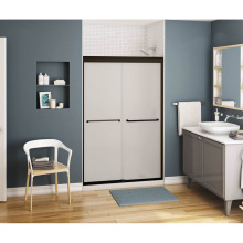 Maax 134563-978-172-000 - Kameleon 43-47 x 71 in. 6 mm Bypass Shower Door for Alcove Installation with Frosted glass in Dark
