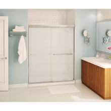 Maax 134565-978-084-000 - Kameleon 55-59 x 71 in. 6 mm Bypass Shower Door for Alcove Installation with Frosted glass in Chro