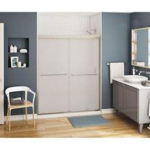 Maax 134565-978-305-000 - Kameleon 55-59 x 71 in. 6 mm Bypass Shower Door for Alcove Installation with Frosted glass in Brus