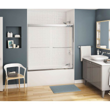 Maax 134573-900-084-000 - Kameleon 55-59 x 57 in. 8 mm Bypass Tub Door for Alcove Installation with Clear glass in Chrome