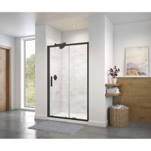 Maax 135241-900-340-000 - Connect 43.5-45 x 72 in. 6mm Sliding Shower Door for Alcove Installation with Clear glass in Matte