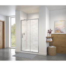 Maax 135242-900-084-000 - Connect 45-46 1/2 x 72 in. 6mm Sliding Shower Door for Alcove Installation with Clear glass in Chr