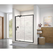 Maax 135243-900-340-000 - Connect 55.5-57 x 72 in. 6mm Sliding Shower Door for Alcove Installation with Clear glass in Matte
