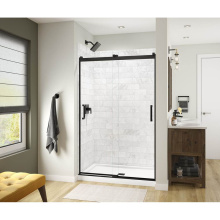 Maax 135690-900-340-000 - Revelation Square 44-47 x 70.5-73 in. 6 mm Bypass Shower Door for Alcove Installation with Clear g
