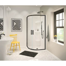 Maax 137443-900-340-000 - Radia Neo-round 32 x 32 x 71.5 in. 6 mm Sliding Shower Door for Corner Installation with Clear gla