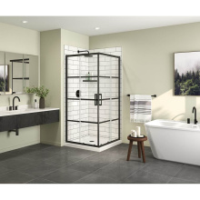 Maax 137448-972-340-000 - Radia Square 36 x 36 x 71.5 in. 6 mm Sliding Shower Door for Corner Installation with Shaker glass