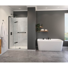 Maax 139586-810-340-000 - Capella 78 44-47 x 78 in. 8 mm Pivot Shower Door for Alcove Installation with GlassShield® gl