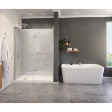 Maax 139587-810-305-000 - Capella 78 56-59 x 78 in. 8 mm Pivot Shower Door for Alcove Installation with GlassShield® gl