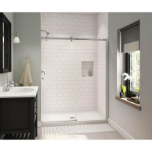 Maax 420031-541-001-000 - B3X 6036 Acrylic Alcove Shower Base with Anti-slip Bottom with Center Drain in White
